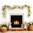 thumbnail image 1 of Anhility 70.87" Artificial Easter Garland with Easter Egg and Flower Spring Garland for Home Kitchen Mantle Fireplace Indoor Outdoor Holiday Party, 1 of 6