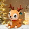 thumbnail image 1 of Anhility 8" Reindeer Stuffed Animal Plush Toys for Kids, Cute Brown Reindeer Stuffed Animals Pillow, Plushies for Girls, Boys and Babies, Reindeer Plush Toys for Christmas, Birthday Gifts, 1 of 6