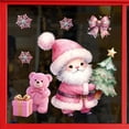 thumbnail image 1 of Anhility Christmas Window Clings Santa Reindeer Gnome Window Decals Xmas Stickers Watercolor Christmas for Xmas Holiday Party Home Office Glass Decor, 15.74x15.74in, 1 of 6