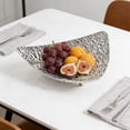 thumbnail image 1 of Anhility Fruit Bowl, Decorative Bowl, Large Fruit Bowl for Kitchen Counter, Glacier Patterned Bowl, Kitchen Counter Decor, Bread Candy Snacks Organizer, 14.76x1 1.22x2.56 in, 1 of 6