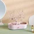 thumbnail image 1 of Anhility Jewelry Display Holder Stand Earrings Pendants Necklace Jewelry Storage Rack Antler Tree Jewelry Box Holder with Drawer, 9.64"x4.92"x10.2", Pink, 1 of 5