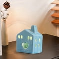 thumbnail image 1 of Anhility LED Lighted Village Houses, Ceramic Small House and Xmas Tree Tabletop Figurines, Light Up Holiday Decorations for Home Shelf Cabinet Table, 2.76"x2.56"x4.92", 1 of 6