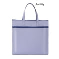 thumbnail image 1 of Anhility Large Zipper Pouch with Handle, A4 Foldable Lightweight Waterproof Document Storage Bag, File Organizer for Office Travel School Books Papers Filing Folder, 13.19x9.65in, 1 of 6