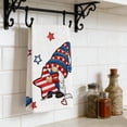thumbnail image 1 of Anhility Patriotic Gnome Kitchen Towel Red Blue White Dish Towels 24"x16" 4th of July Hand Drying Tea Towel for Independence Day 250th Anniversary, 1 of 6