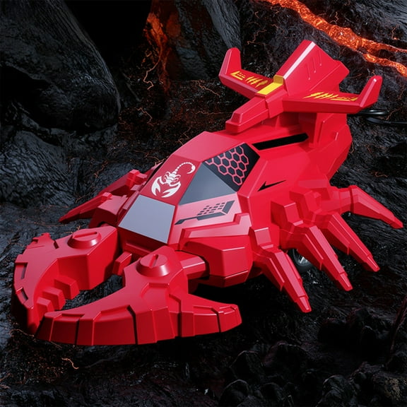 Anhility Scorpion Mech Toy Car, Stunt Spinning Scorpion Mechanical Toy for Teens & Adults, Scorpion Mech Toy Car for Techies, Gamers, Car Lovers, Red