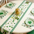 thumbnail image 1 of Anhility St Patrick's Day Table Runner, Spring Seasonal Resuable Holiday Kitchen Dining Table Runner Decoration for Indoor Outdoor Home Party Decor 12.99×47.24in, 1 of 6