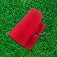 thumbnail image 1 of Anhility Super Soft Golf Towels (16" X 16") with Carabiner Clip, Microfiber Fabric Solid Color Waffles Pattern Towels for Golf Bags, Portable Towels for Men Women, Red, 1 of 6