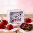thumbnail image 1 of Anhility Valentine's Day Gifts Boxes with Lid Chocolate Candy Cookie Packaging Boxes Empty Candle Tin Jewelry Cases for Wedding Party Anniversary, 5.3x4.3x1.9 in, White, 1 of 5