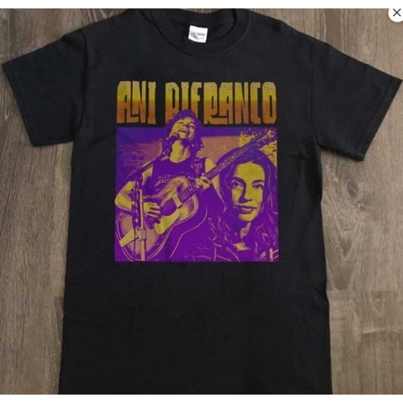 Ani DiFranco Unisex Black T-shirt