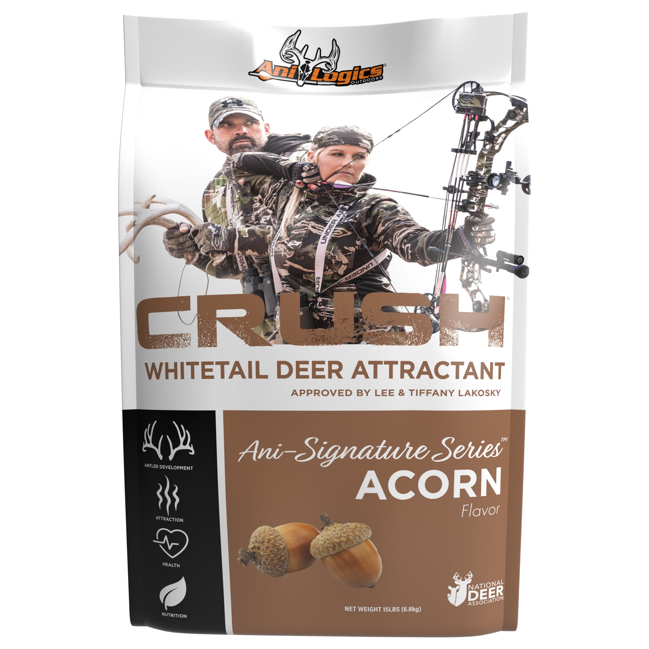 Ani-Logics Outdoors Crush Acorn Granular Deer Attractant, 15 lb