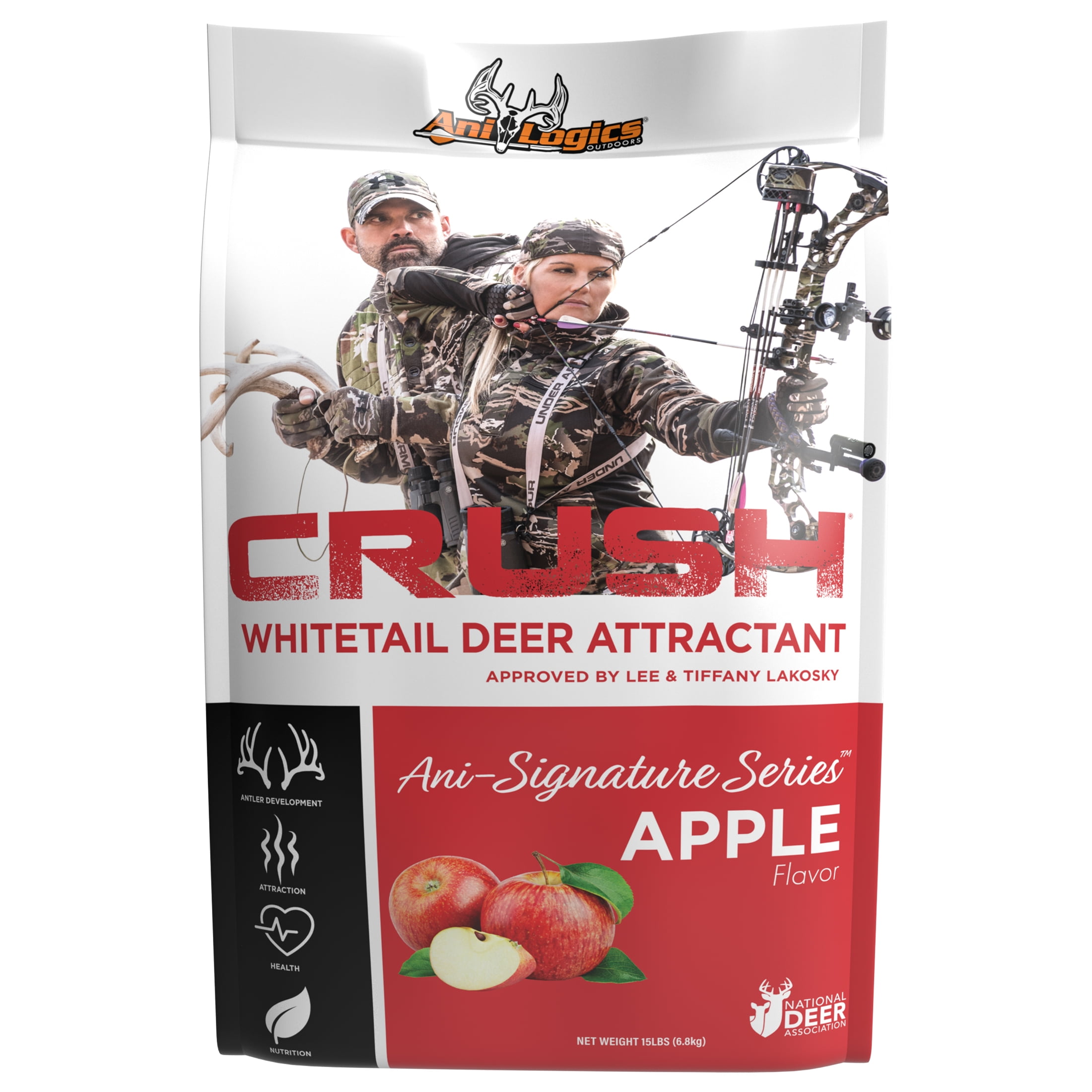 AniLogics Outdoors Crush Apple Granular Deer Attractant, 15 lb Bag