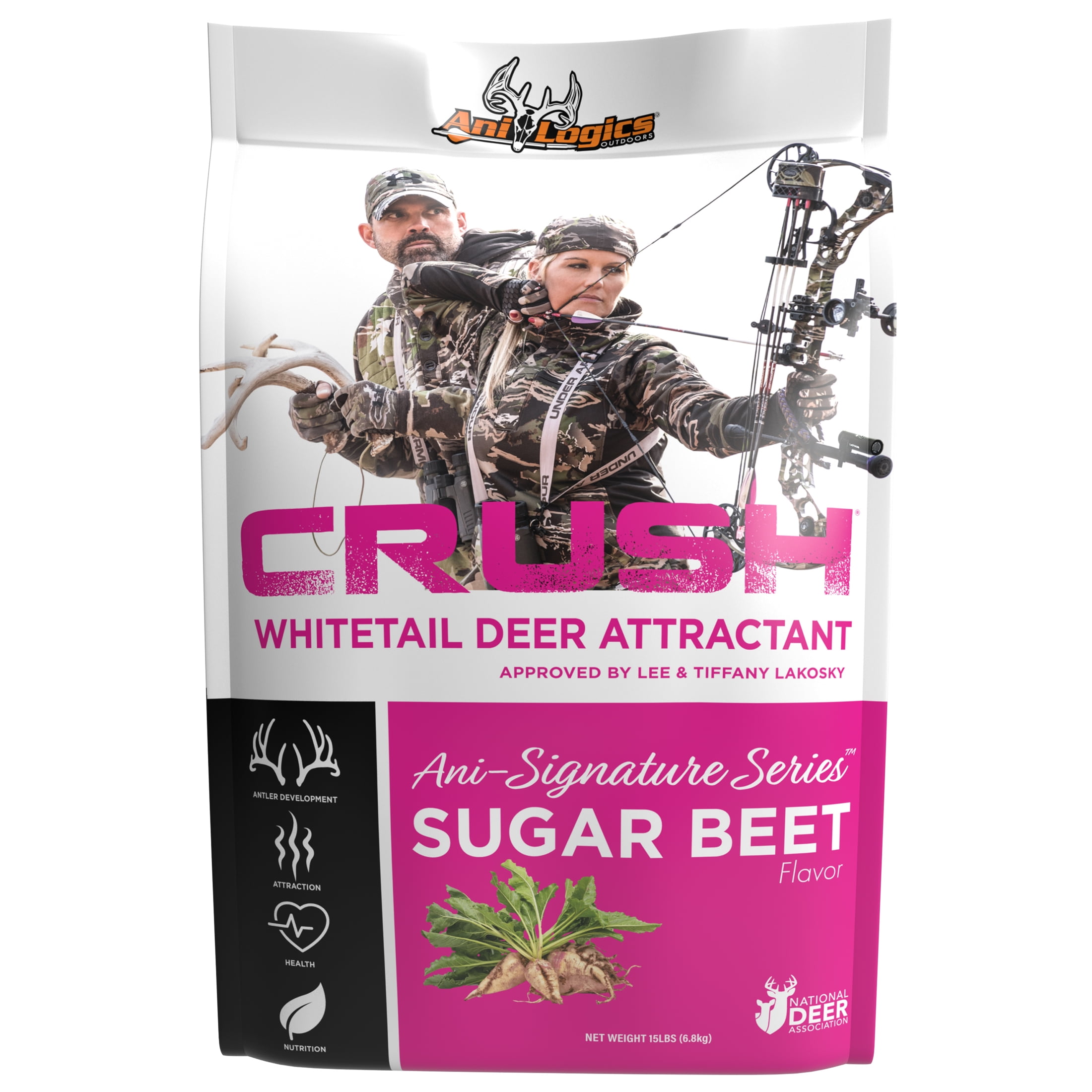 AniLogics Outdoors Crush Sugar Beet Granular Deer Attractant, 15 lb
