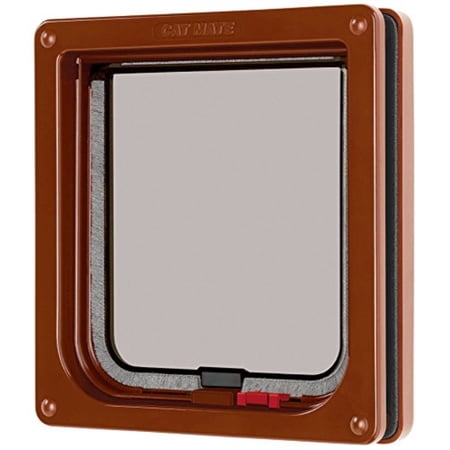 Ani Mate CAN00304B Small 304 Locking Cat Door - Brown