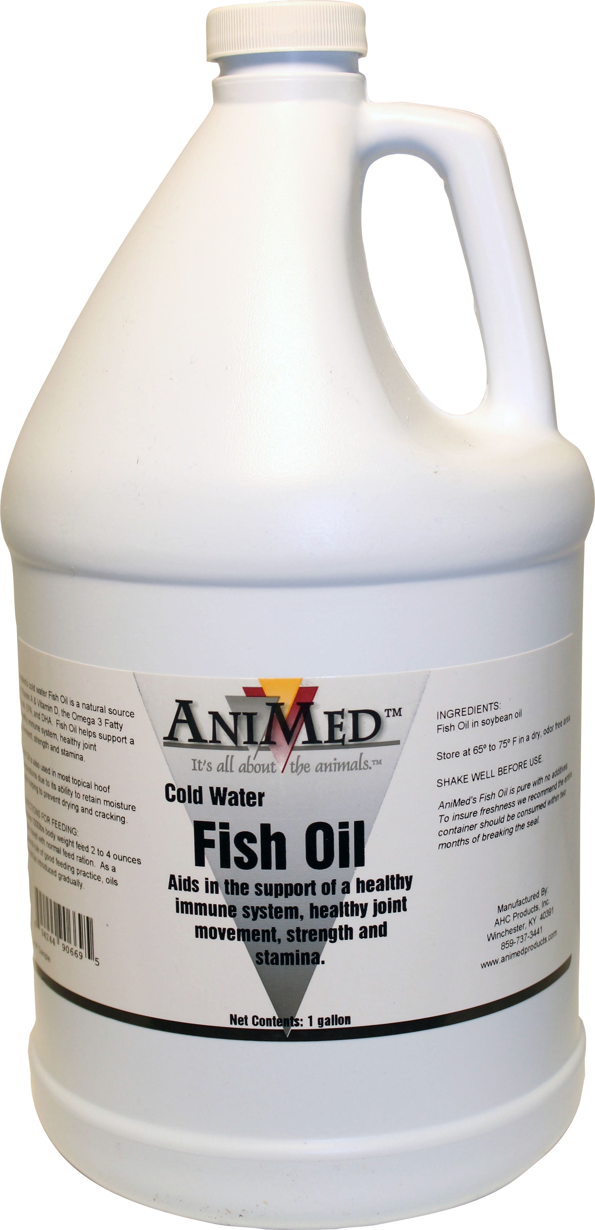 AniMed Fish Oil Cold Water Fish Oil for Horses 1 Gallon