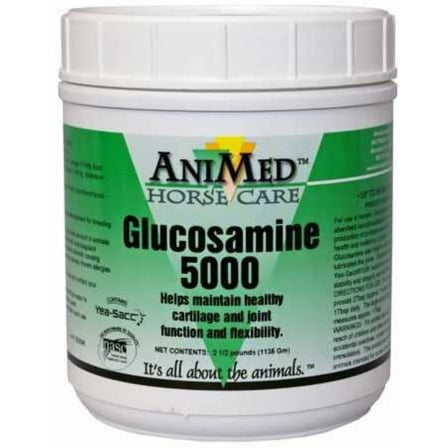 AniMed Glucosamine 5000 Powder Horse Joint Supplement 2.5lbs