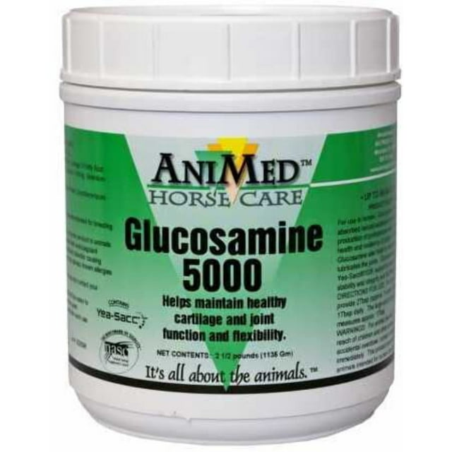 AniMed Glucosamine 5000 Powder Horse Joint Supplement 2.5lbs