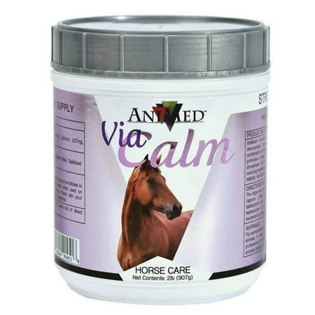 AniMed Via Calm Natural Stress Reducing Calming Horse Supplement 2 lbs.
