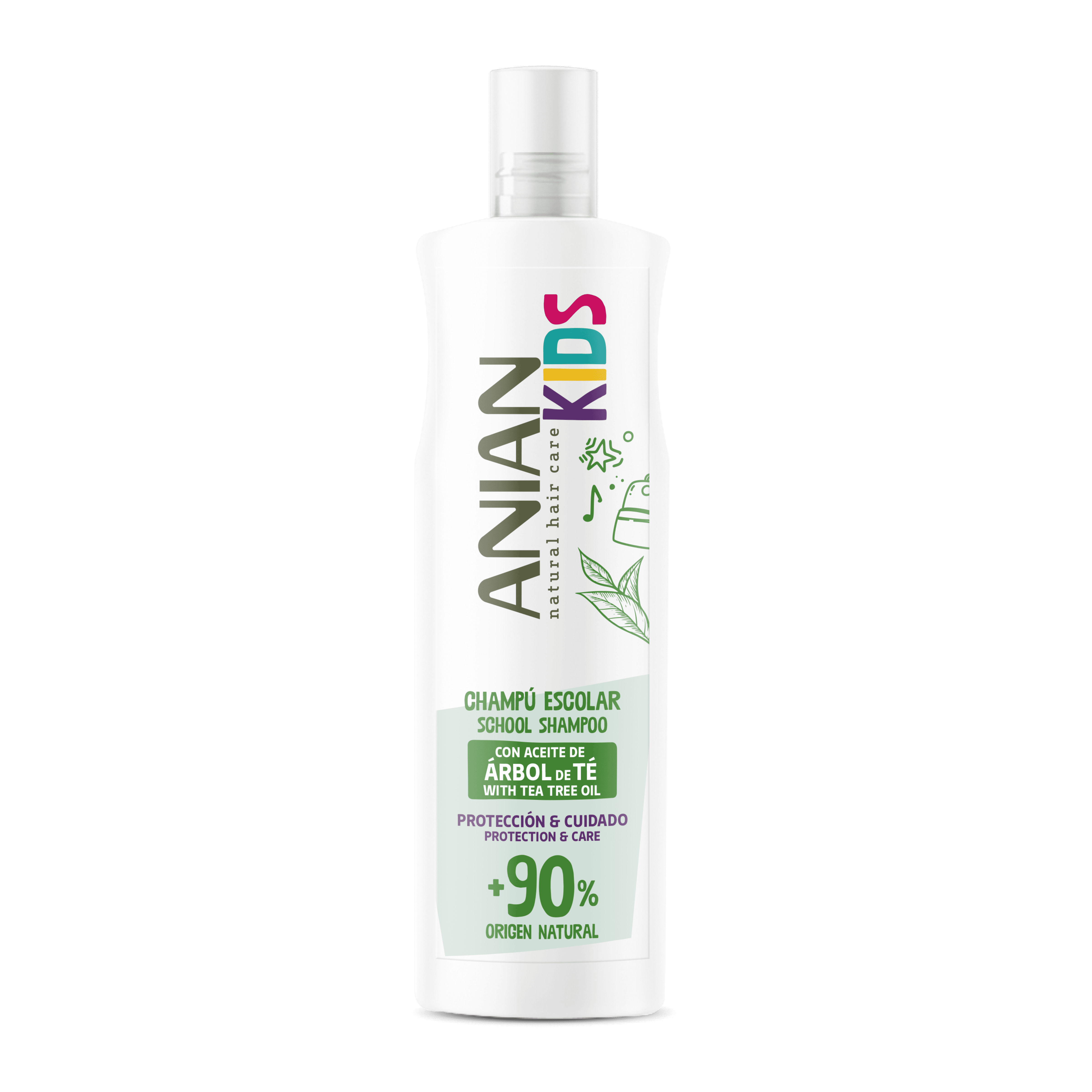 Anian Natural Care Anian Champu Escolar Aceite Arbol De Te