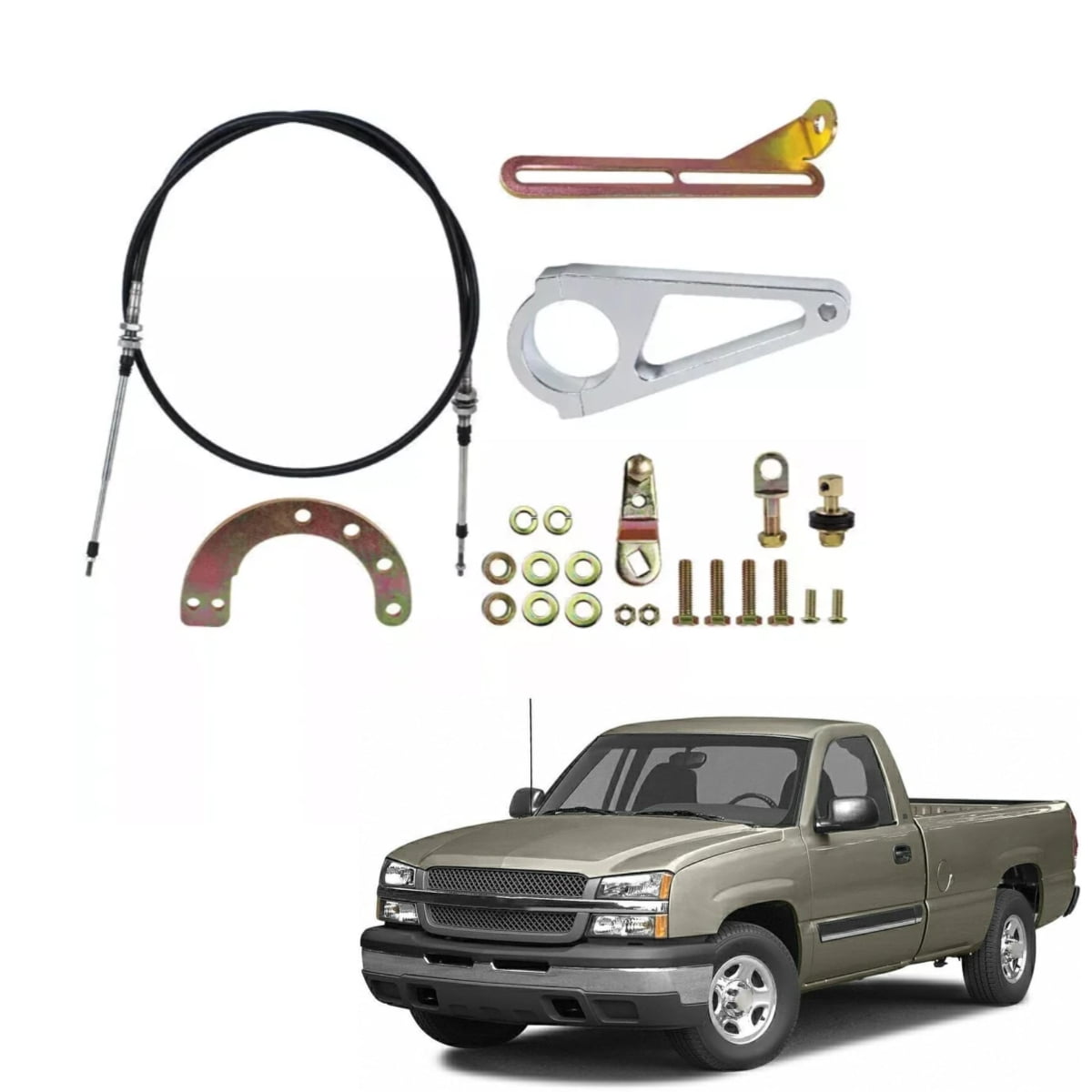 Kabelsäulen-Schaltgestänge Kit ACA 1804 - Für TH350 TH400 700R4 Getriebe