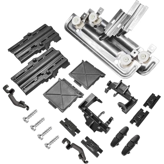 Aniceparthy 20Pcs Upgraded W10712395 Dishwasher Upper Rack Adjuster Kit Fir for Whirlpool Kenmore Dishwasher Top Rack Parts Replaces W10350375 PS10065979 AP5957560
