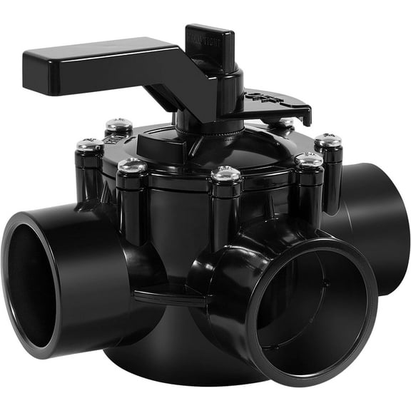 Aniceparthy 4717 3-port 2 to 2.5-inch positively sealed diverter valve Fit for Jandy, 3 Way Diverter Valve Suitable for Ground Pool, Tub & Spa System