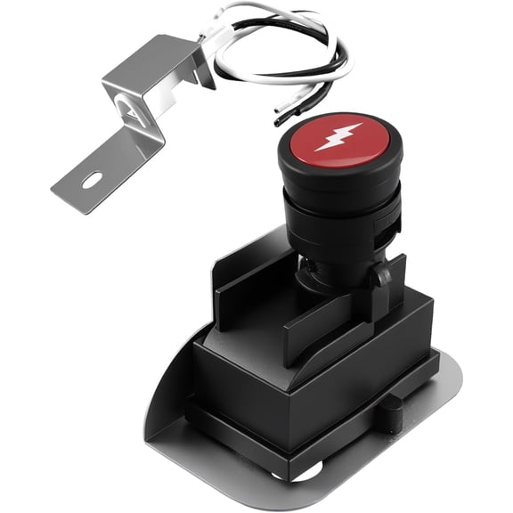 Aniceparthy 64868 Grill Igniter Kit,Electronic 2-Outlet Ignition Kit for Weber Q1200 Q2200 Series Gas GrillsParts(2014+), Push Button Igniter Kit Replace Weber 51010001 51200001