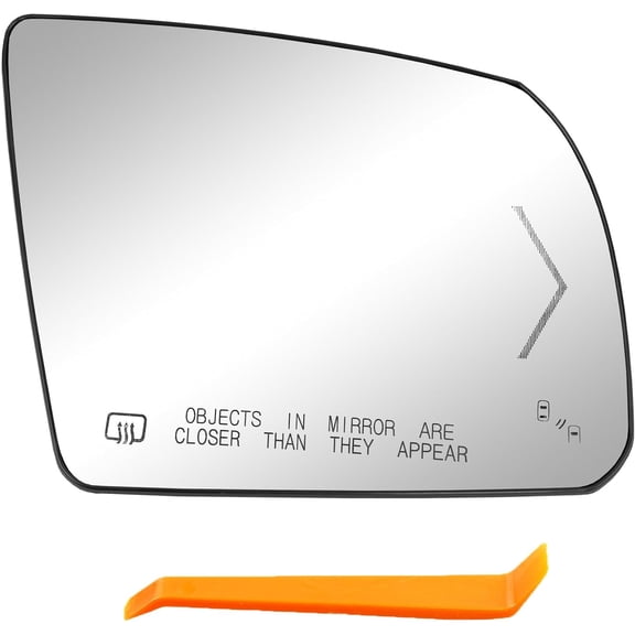 Aniceparthy BSD LED Turn Signal Heated Mirror Glass for 08-17 Toyota Sequoia 07-20 Tundra Right Passenger Side Exterior Mirror 87903-0C100 879030C100