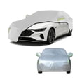 thumbnail image 1 of Aniceparthy Car Cover Fit for Sedan/MPV/SUV, Dust-Proof Protection, Oxford Cloth,w/ Reflective Strips,Waterproof All-Weather Rain Snow UV Sun Protector Indoor Outdoor (216.54*78.74*59.06 in), Silver, 1 of 10
