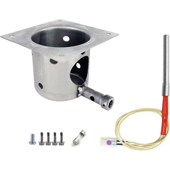 Aniceparthy  Fire Burn Pot and Hot Rod Ignitor kit Replacement for Traeger & Pit boss, Camp Chef Pellet Grill w/ Screws and Fuse