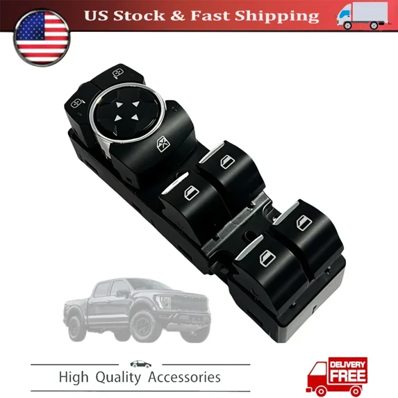 Aniceparthy For 2015-2020 Ford F150 F-150 Driver Side Master Power Window Door Switch Mirror