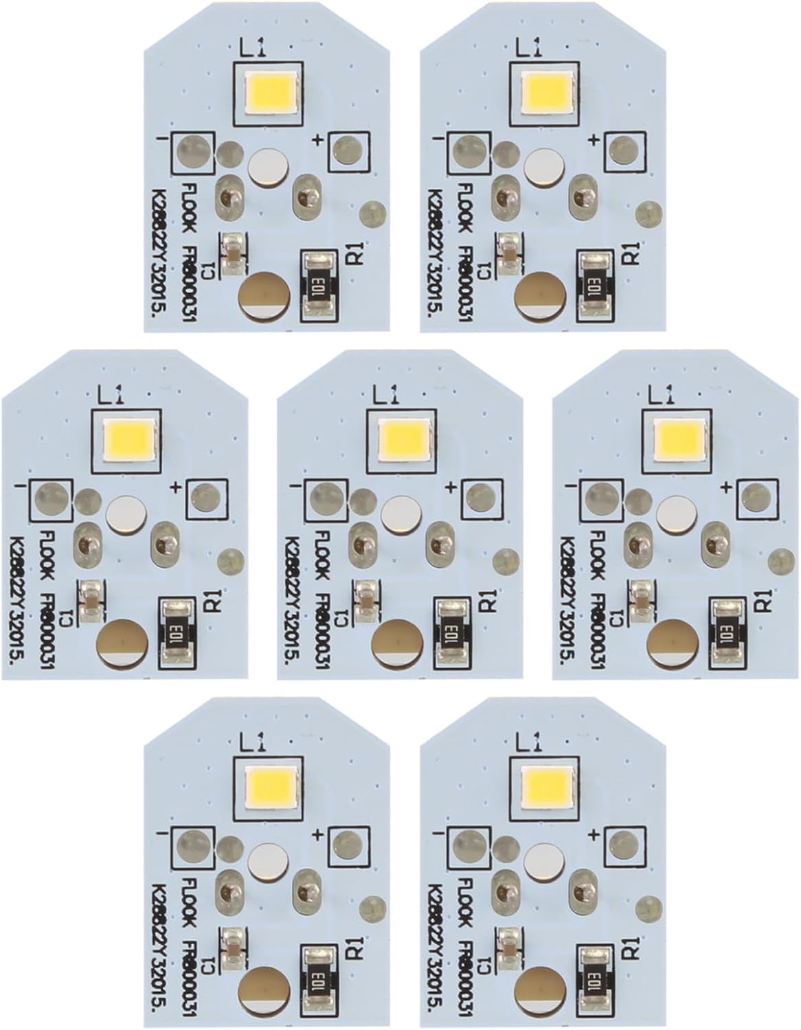 Aniceparthy New Upgraded 7 Pack WR55X11132 WR55X25754 LED Light for GE Refrigerator LED Light 3033142 AP6261806 WR55X26486 PS4704284 EAP12172918 WR55X30602