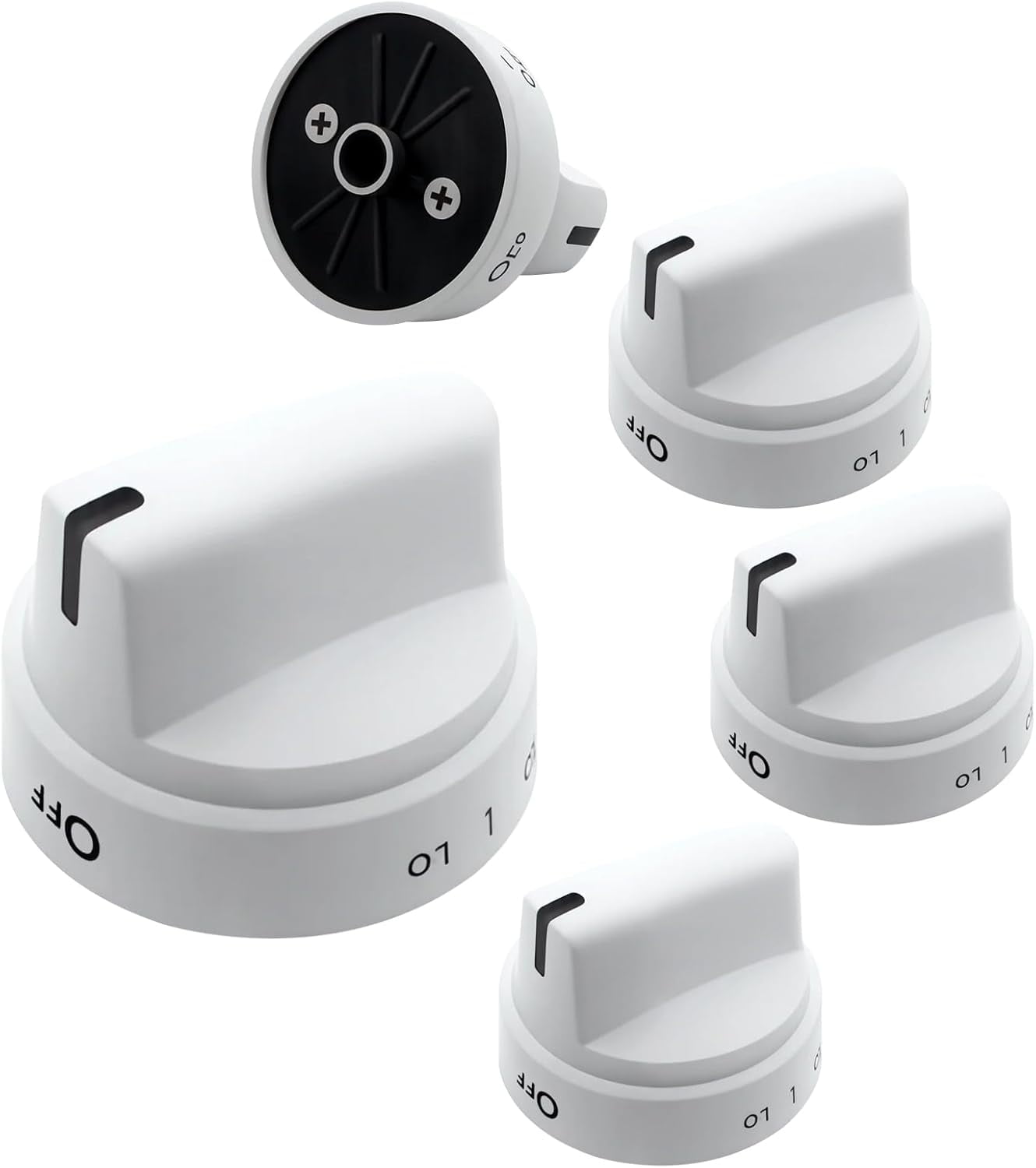 Aniceparthy WB03X24795 Stove Knobs Compatible with GE Gas Range,Replacement Burner Control Knobs