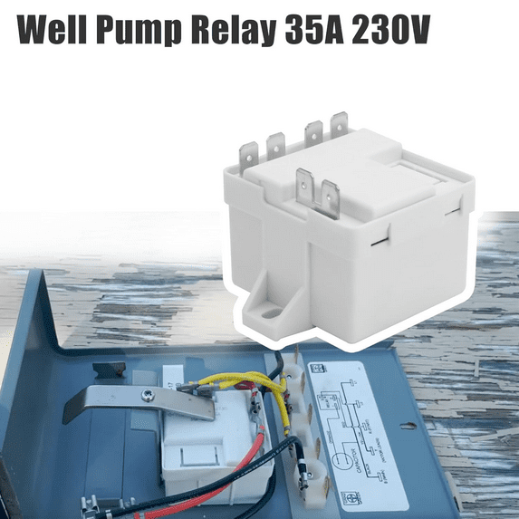 Aniceparthy Well Pump Relay, Control Box Fit for Franklin Control Boxes 5 to 15hp, 230 Volts and Others Conventional Well Pump Control Box, Replace 155031102 155031110 305213902