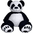 thumbnail image 1 of Anico 59" Tall (5 Feet) Giant Plush Panda Bear with Embroidered Paws and Smiling Face, Fits in 2XL Shirt!, 1 of 7