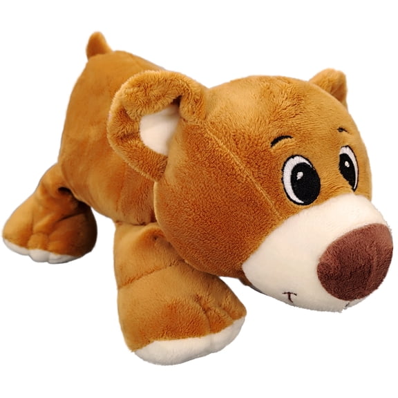 Anico Collectible Plush Toy Laying Down, Stuffed Animal, Bear, 13 Inches Tall