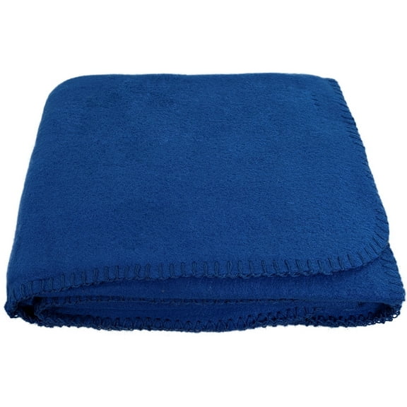 Anico Cozy Polar Fleece, 50" x 60", Royal Blue Blanket, 50x60