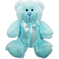 thumbnail image 1 of Anico Plush Teddy Bear, Stuffed Animal, Bright Blue, 8 Inches Tall, 1 of 2