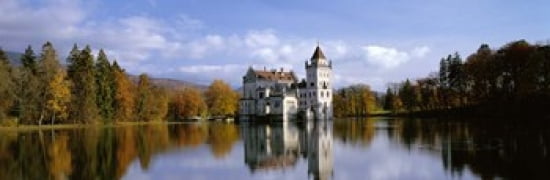 Anif Castle Austria Canvas Art - Panoramic Images (36 x 12)