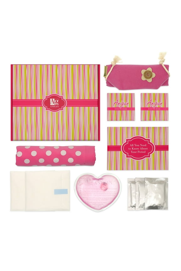 Anigan First Period Kit Pink Polka Dot (L)