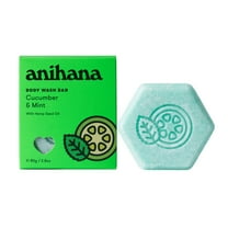 Anihana Body Wash Bar Cucumber & Mint for All Skin Types 2.8oz
