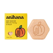 Anihana Body Wash Bar Manuka Honey & Peach for All Skin Types 2.8oz