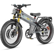 Aniioki A9 Pro Max Off-Road Motorized Dirt Bike,Dual 2500W Hub Motors,3000W Peak Each,60V 70Ah Battery,Up to 45 MPH,26" Fat Tires