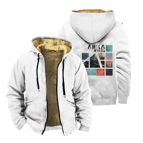 Anika Nilles Classic Zipper Hoodies Jacket Women Men Long Sleeve Streetwear Coat