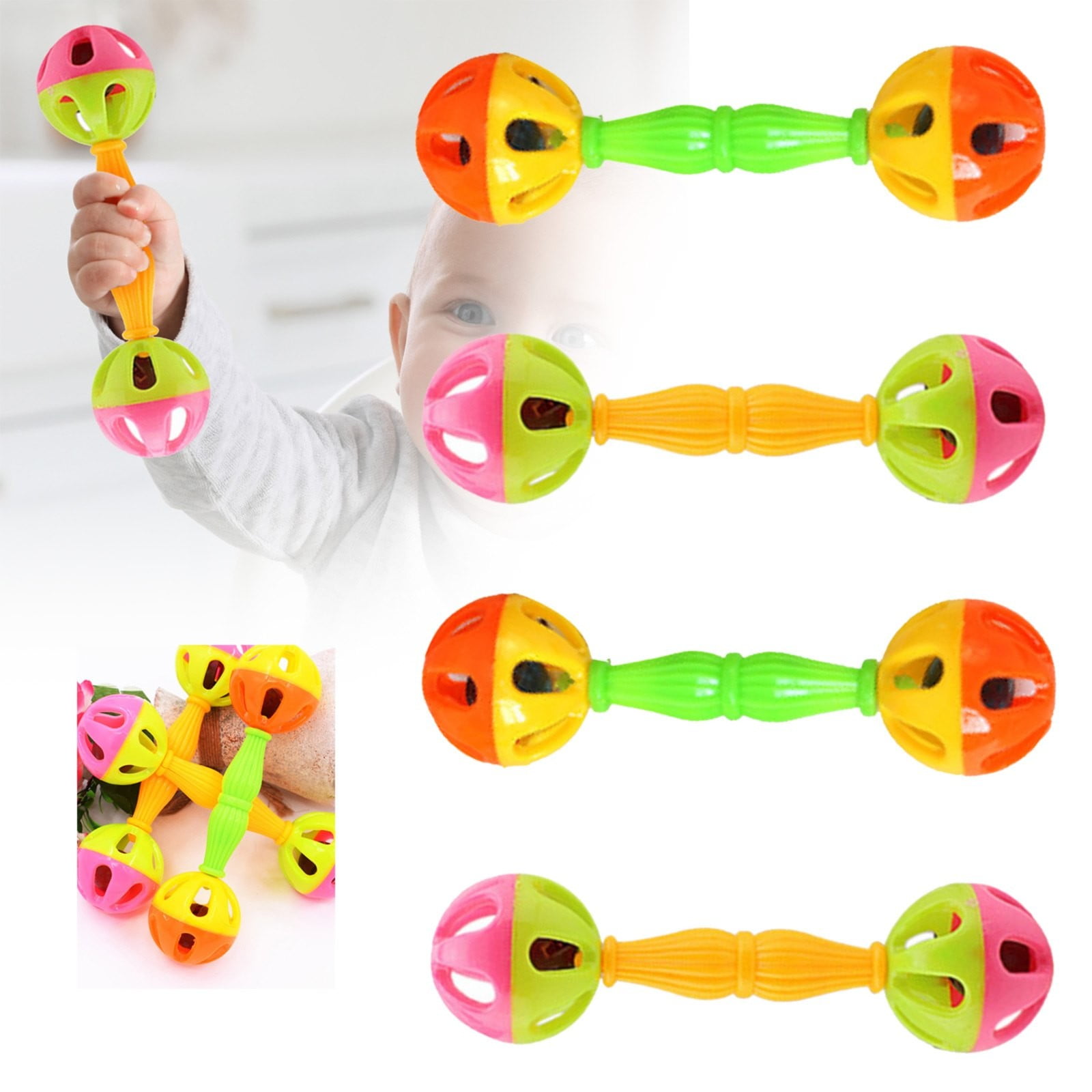 Anikagwuef Halloween Clearance Parrot Toys 2 Pcs Bird Parrot Toy Rattle Birds Fun Exercise Plastic Double Headed Bell Pet Toys Small And Medium Birds Foraging Foot Toy Bird Toys Pet Supplies Walmart.c...
