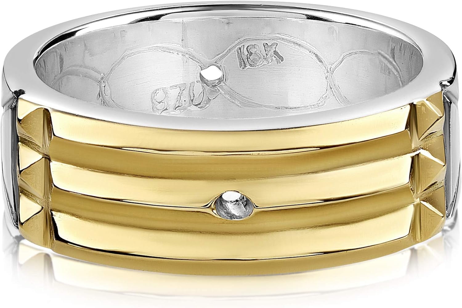 Anillo Atlante Atlantis Ring 970 Silver Plata 6Mm Wide 2Mm Thick