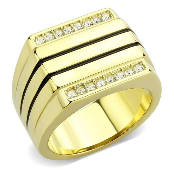 Anillo Color Oro Para Hombres de Acero Inoxidable el Poder