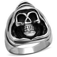 thumbnail image 1 of Anillo Color Plata Para Hombres de Acero Inoxidable Calavera Oculto, 1 of 4
