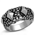 thumbnail image 1 of Anillo Color Plata Para Hombres de Acero Inoxidable Diamantes en Pepita, 1 of 4