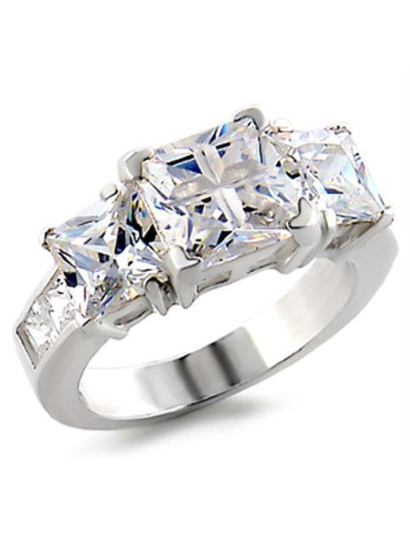Anillo de Compromiso Boda y Matrimonio con Diamante Zirconia Para Mujeres 40908