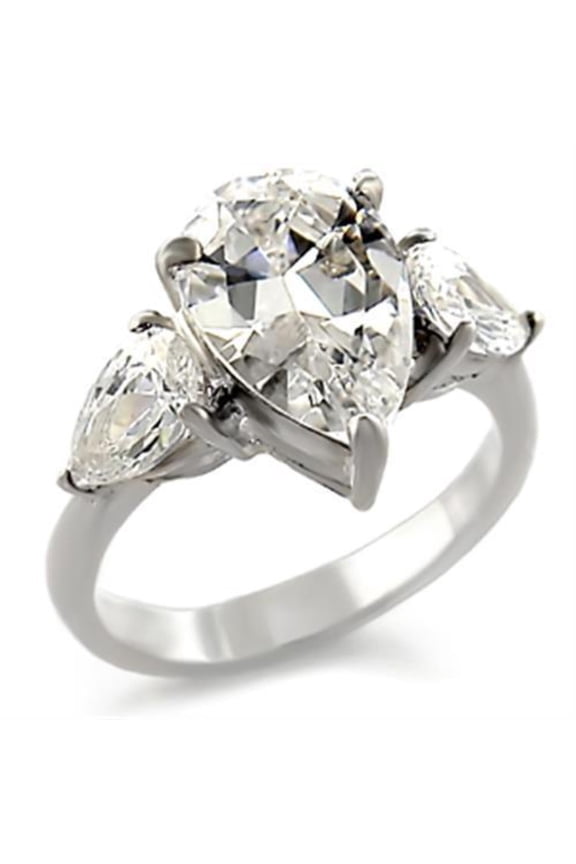 Anillo de Compromiso Boda y Matrimonio con Diamante Zirconia Para Mujeres 413409